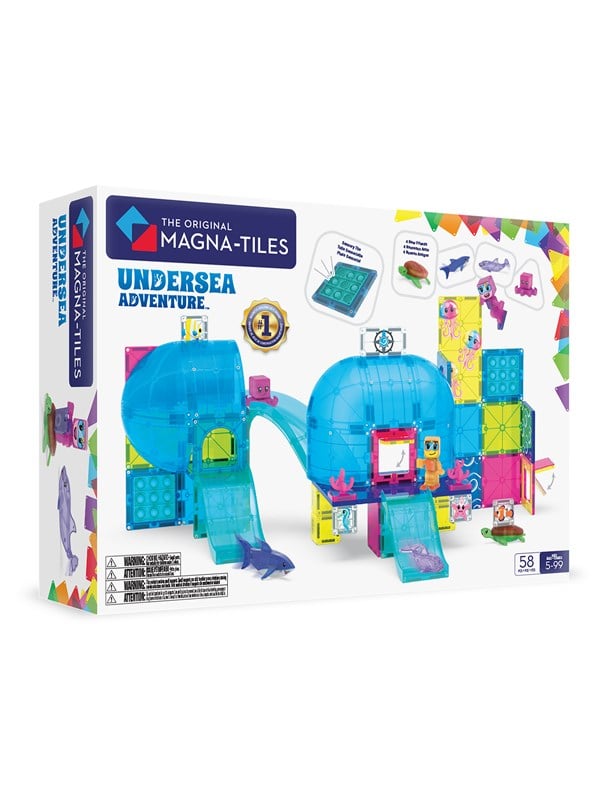 Magna-Tiles - Undersøisk Eventyr - 58 dele