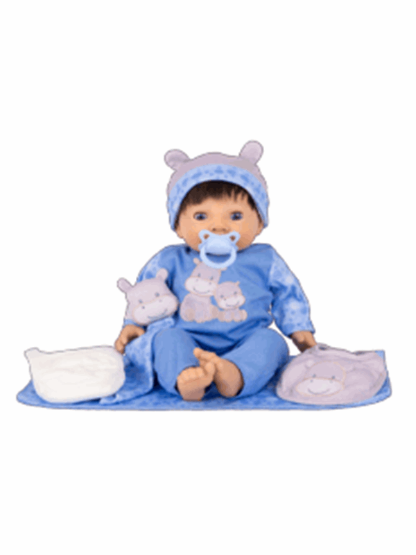 Tiny Treasures Hippo Layette Set