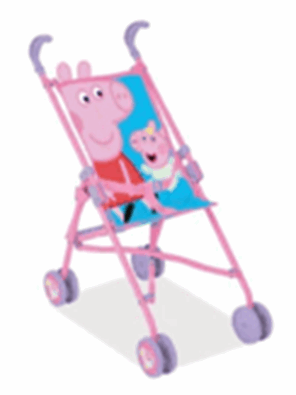 Peppa Pig Character Stroller with Baby Evie