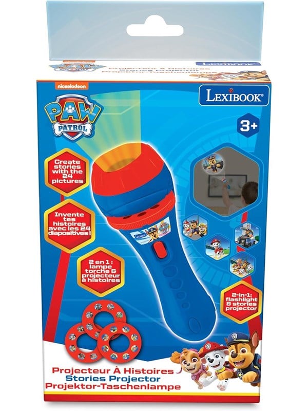 Lexibook - Paw Patrol - Stories Projektor Og Lommelygte - (ltc050pa)
