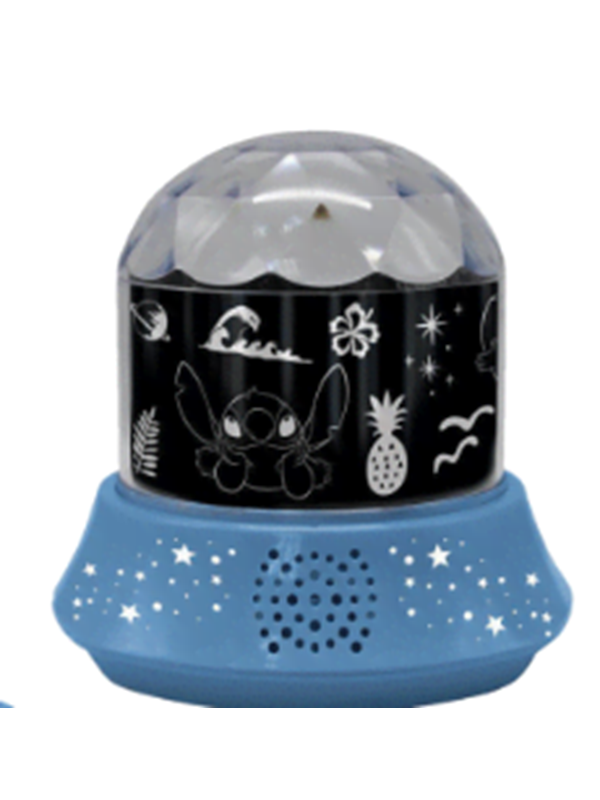 Stitch nightlight with speaker projections and melodies