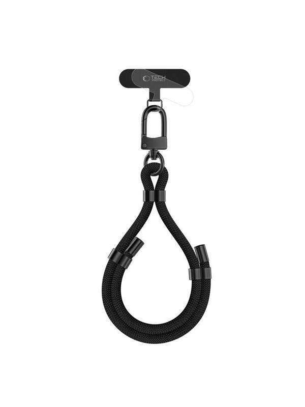 Tech-Protect C4S Rope Wrist Strap - Black billede
