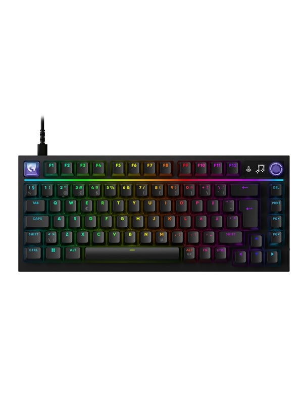 Logitech G316 X 75 - Gaming Tastatur - Uden Numpad - Nordisk - Hvid