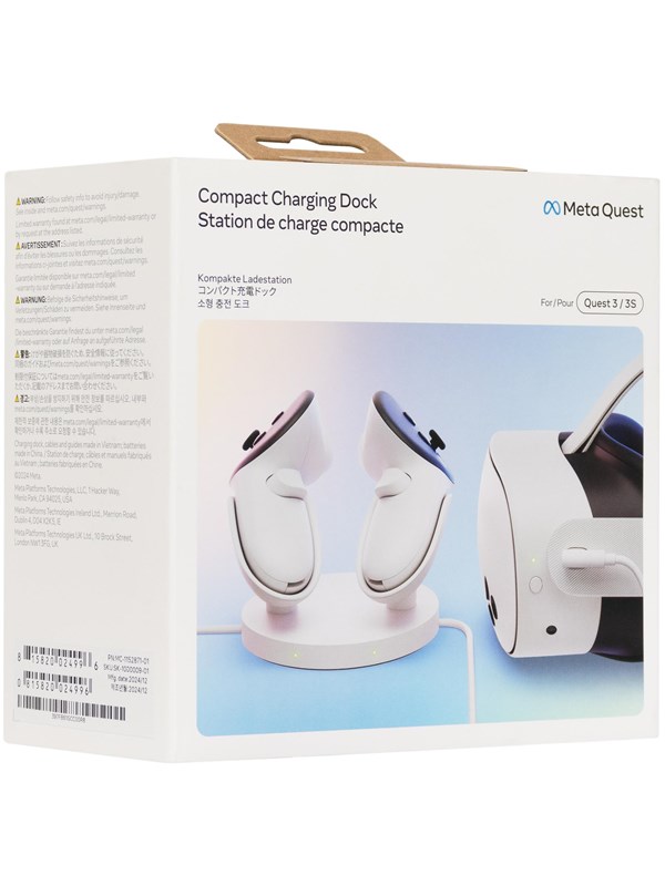 Meta charging dock - compact - with battery - 2 - Li-Ion - USB-C - 27 Watt