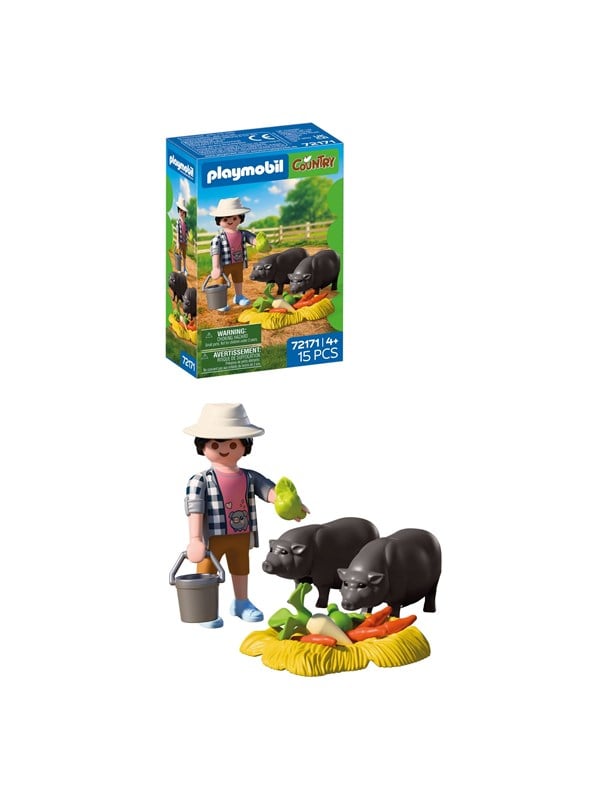 Playmobil Playmobil - Farmer with Potbellied Pig