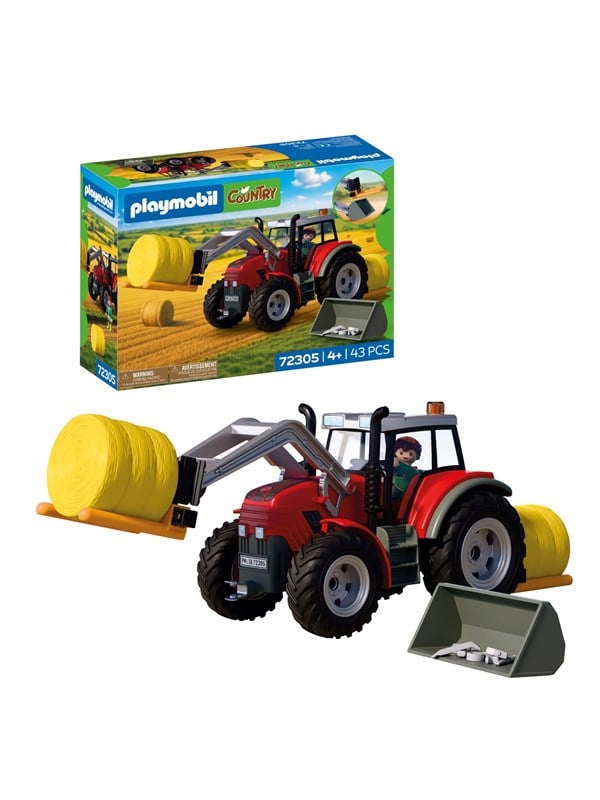 Playmobil Playmobil - Large Tractor with Hay Bales