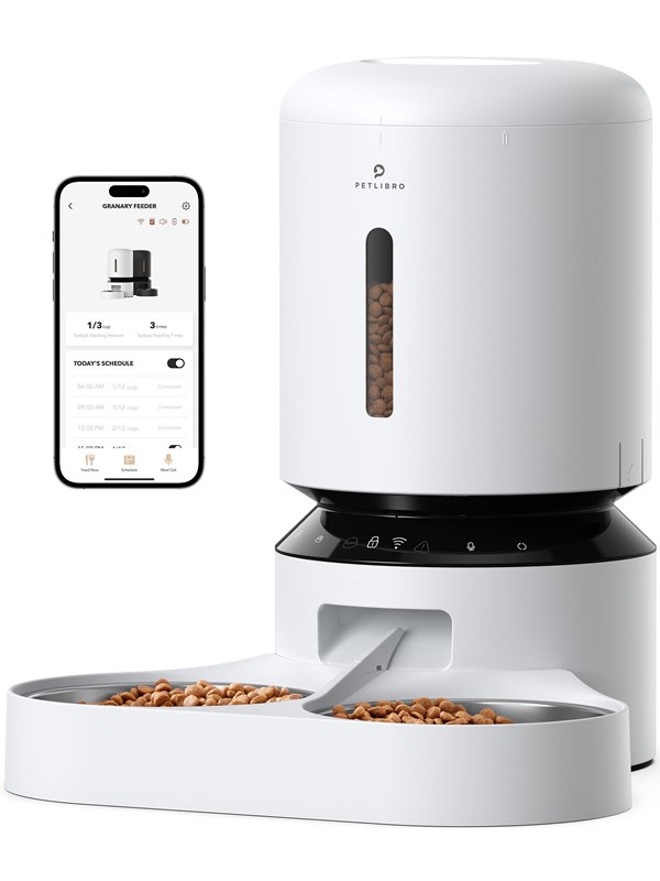 Petlibro GRANARY WIFI DUAL FOOD TRAY WHITE