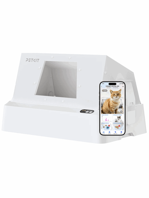 Petkit PUROBOT CRYSTAL DUO With Front Entry Hood-EU