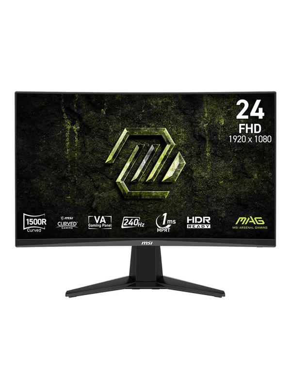 59,9 cm (23.6") 1920 x 1080 Pixel MSI 9S6-3BD01M-002 16:9 Full HD VA 1 240 Hz HDR DisplayPort HDMI VESA