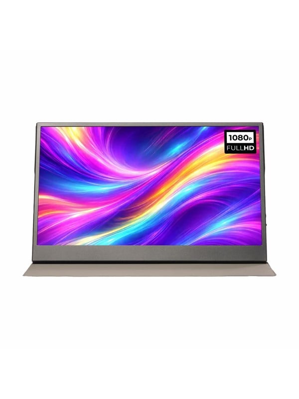 15.6" DENVER PMT-15710 - Portable Monitor - Touch - Full HD 1920x1080 - IPS - USB-C