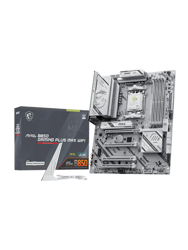 MSI MAG B850 GAMING PLUS MAX WIFI Bundkort - AMD B850 - AMD AM5 - DDR5 RAM - ATX