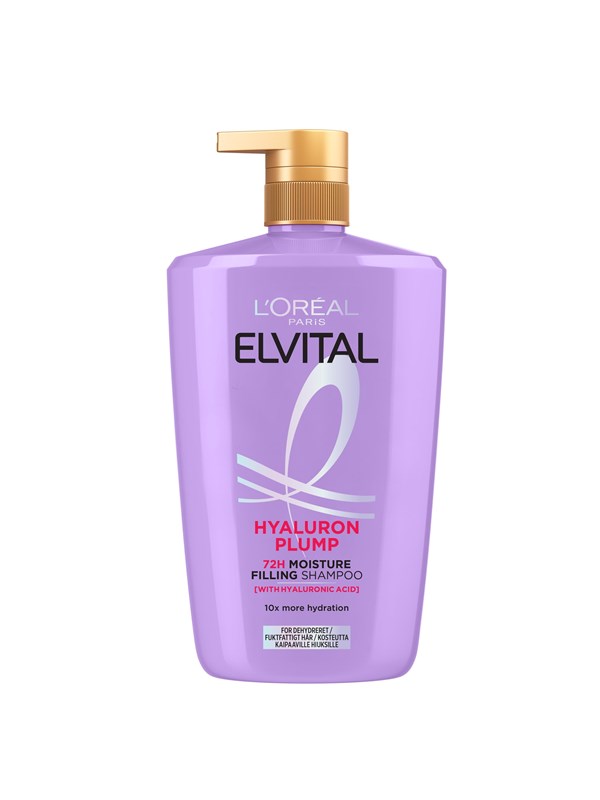 L'Oréal Paris Elvital Hyaluron Plump Shampoo 1000 ml billede