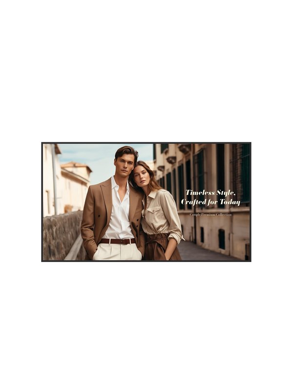 LG 98UH5Q-H skilte display Digital fladpaneldisplay 2,49 m (98") LCD Wi-Fi 500 cd/m2 4K Ultra HD Sort WebOS 24/7