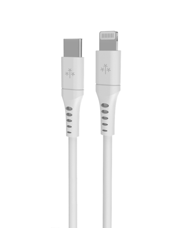 Hune Tallo USB Type C to Lightning 1m (3A/9V) MFi Certified - Snow White