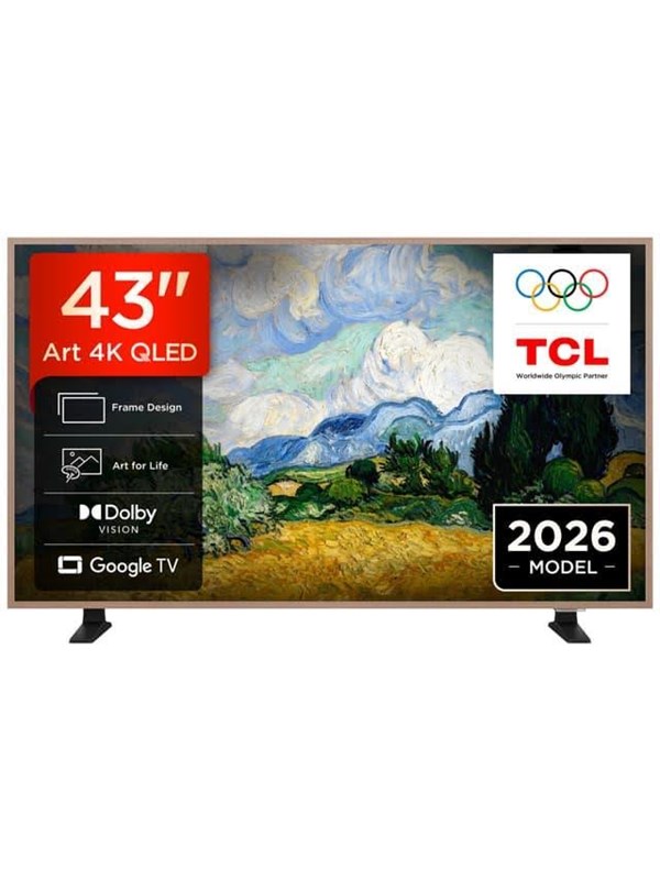 TCL Fladskærms TV 43"" A400 Pro - 4K QLED Google TV