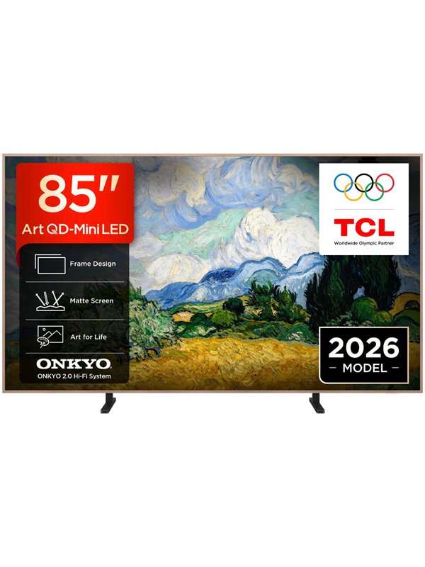 TCL Fladskærms TV 85"" A400 Pro - 4K QD Mini-LED Google TV