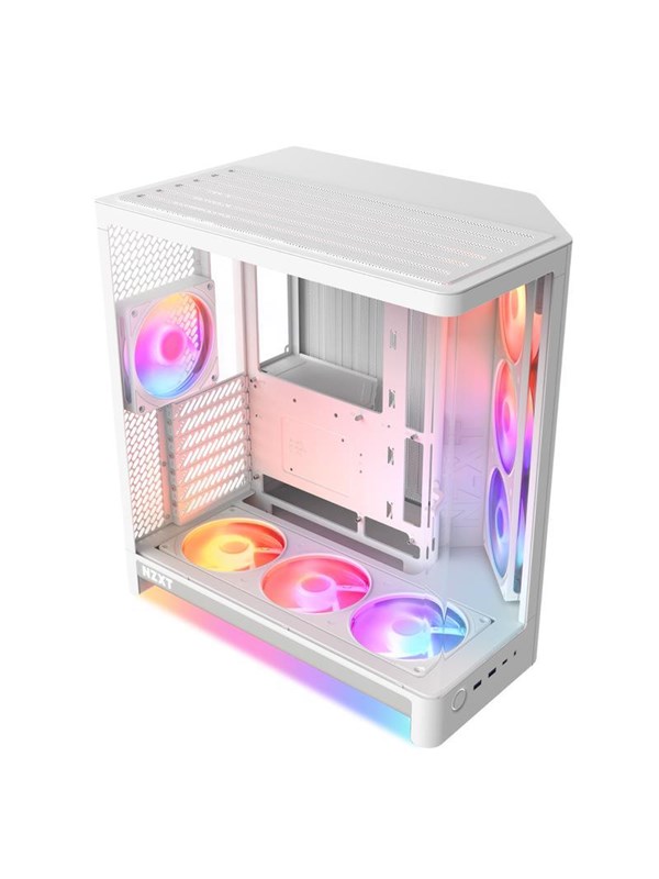 NZXT H6 RGB+ (2026) - All White - Kabinet - Miditower - Hvid
