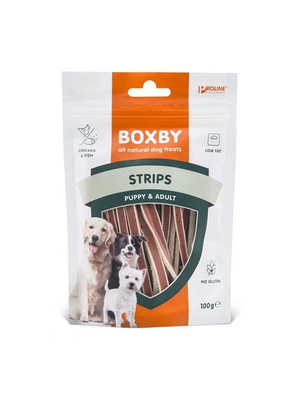 BOXBY Strips Fish&Chicken 100g. ks.