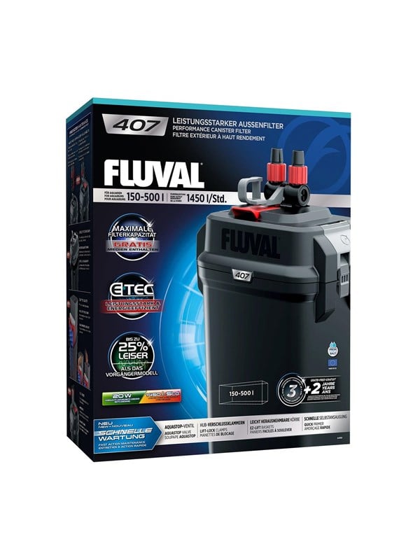 FLUVAL 407 1450 ltr./t. 23W. 150-500 L.