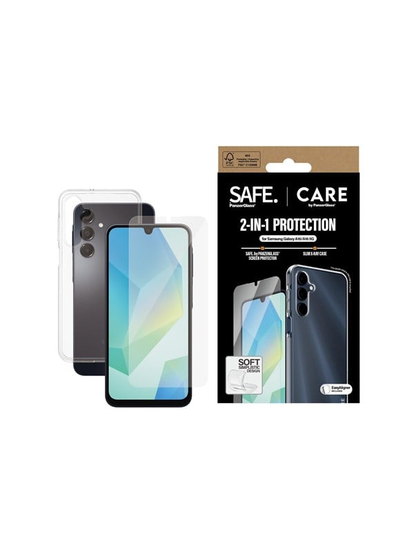 CARE by PanzerGlass X-Ray Beskyttelsescover Gennemsigtig Samsung Galaxy A16, A16 5G