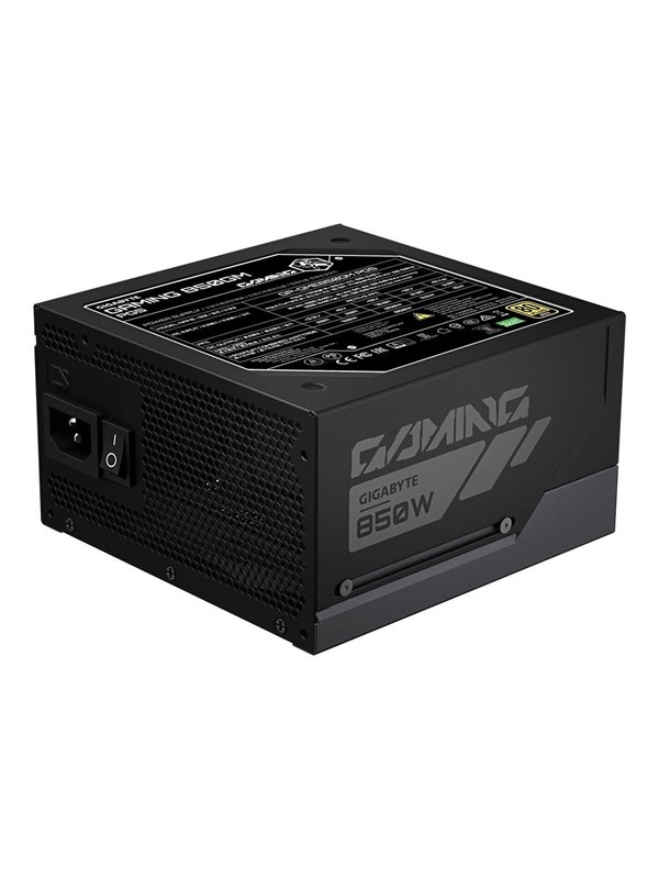 GIGABYTE GAMING 850GM PG5 Strømforsyning - 850 Watt - 135 mm - ATX - 80 Plus Gold certified