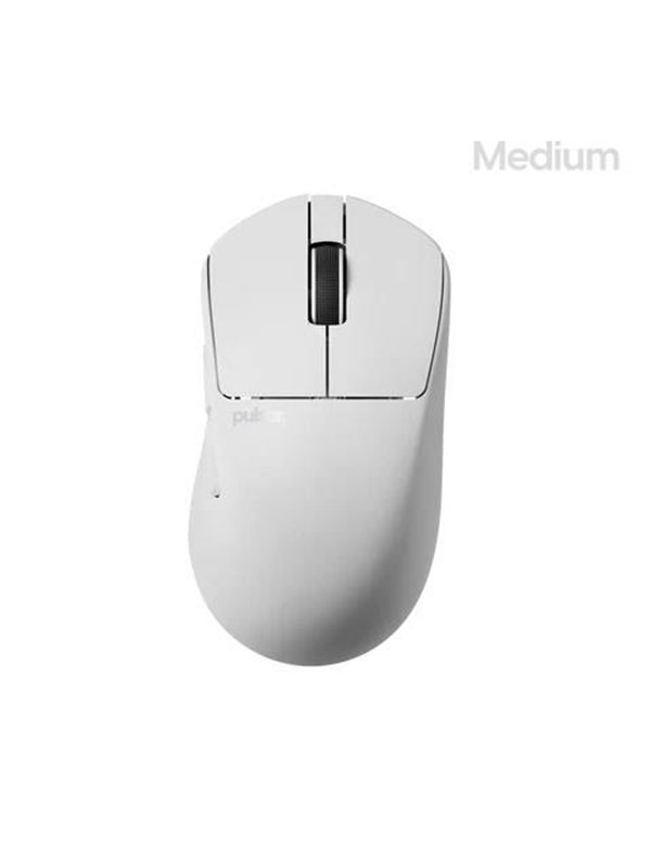Pulsar X3 CrazyLight Medium Wireless (Uyuni White) - Gaming Mus - Optisk - 5 knapper - Hvid