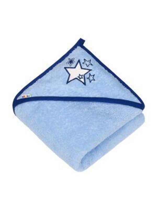 Akuku Baby hooded towel 100x100 cm / blue
