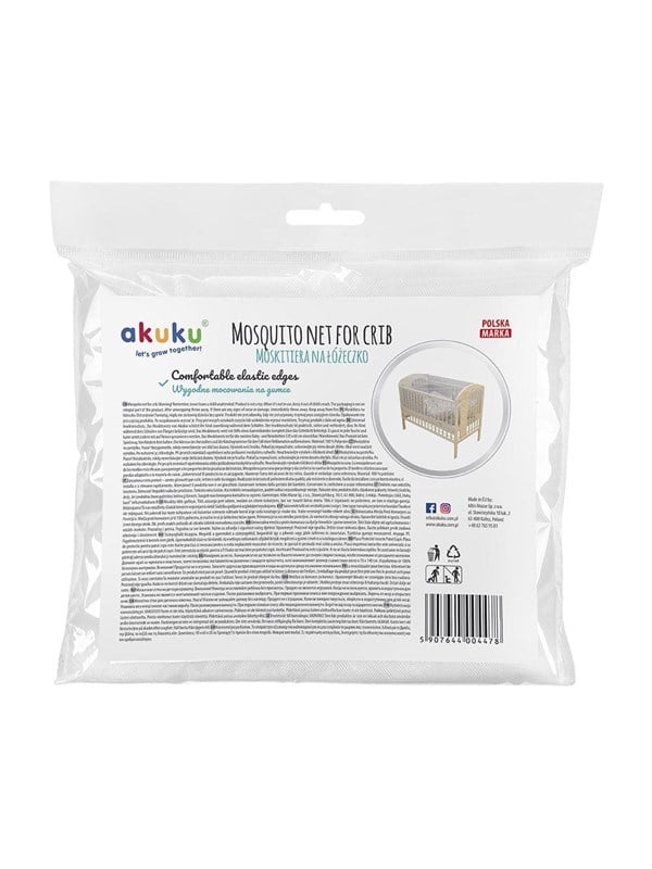 Akuku Mosquito net for crib WHITE