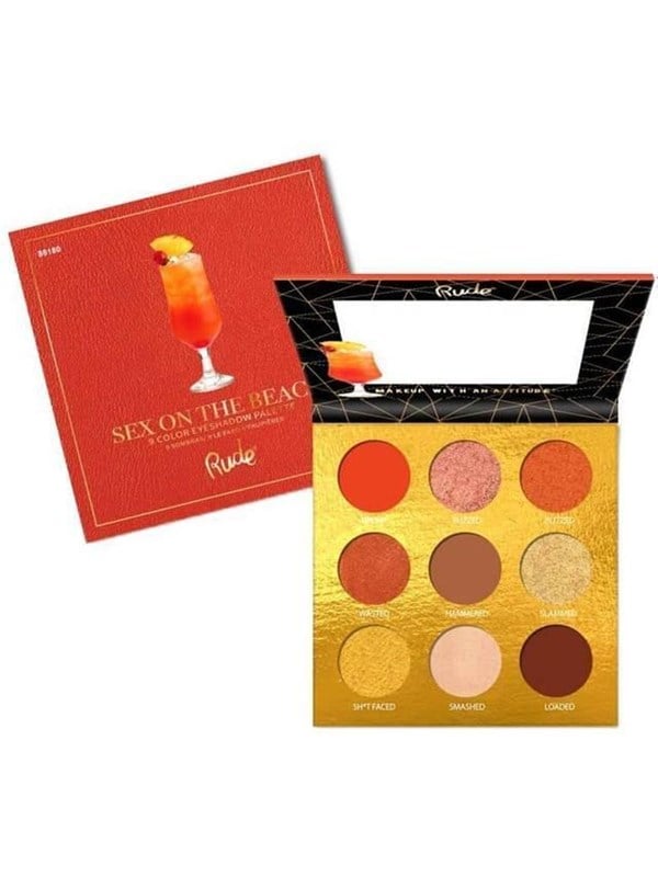 Rude Cosmetics Cocktail Party 9 Color Eyeshadow Palette 10g.- Sex on the Beach billede