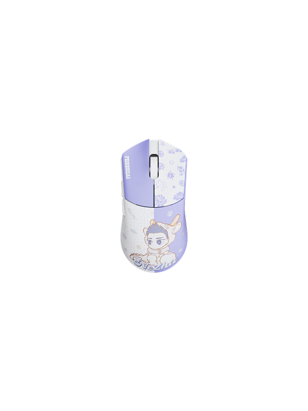 WLMouse BEAST G Medium Wireless X FEIRENZAI - Purple (Limited Edition) - Gaming Mus - Optisk - 5 knapper - Lilla