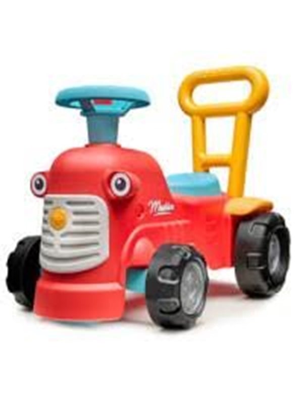 Falk Maurice gå-traktor med rat, horn og ergonomisk ganghjælp billede