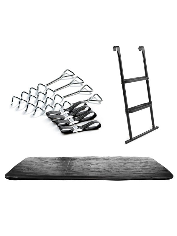 Salta Overtræk, stige og forankring t/396 x 244 cm trampolin billede