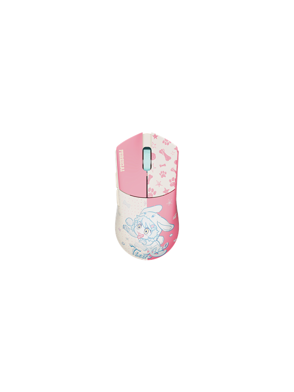 WLMouse BEAST G Max Wireless X FEIRENZAI - Yellow Pink (Limited Edition) - Gaming Mus - Optisk - 5 knapper - Pink