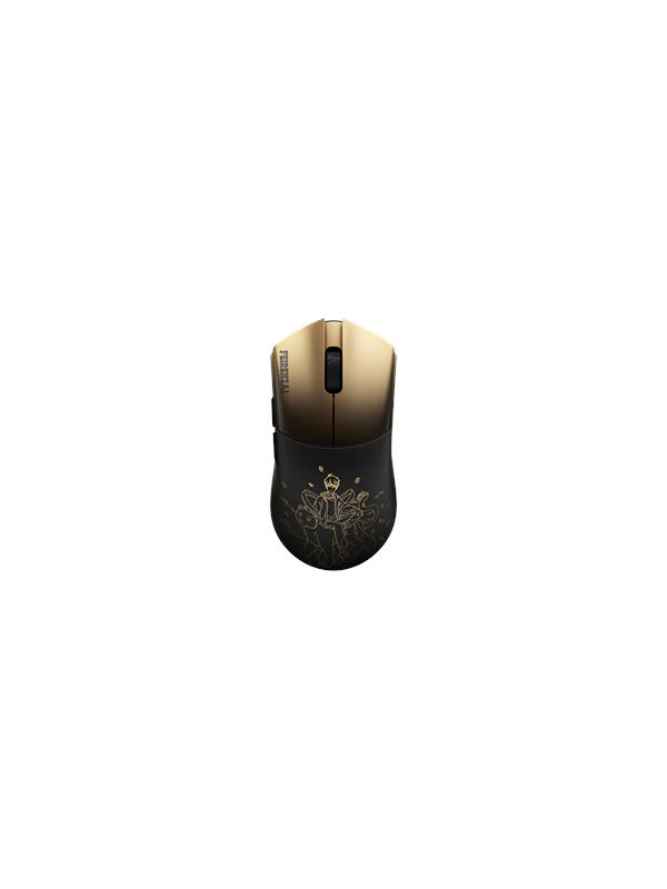 WLMouse BEAST G Max Wireless X FEIRENZAI - Black Gold (Limited Edition) - Gaming Mus - Optisk - 5 knapper - Sort