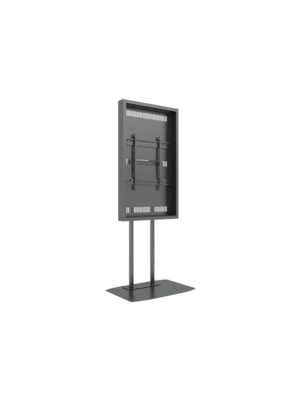 Multibrackets M Pro Series mounting kit - for digital signage display - dual pole high brightness - black - Maks 50 kg - Maks størrelse 55"