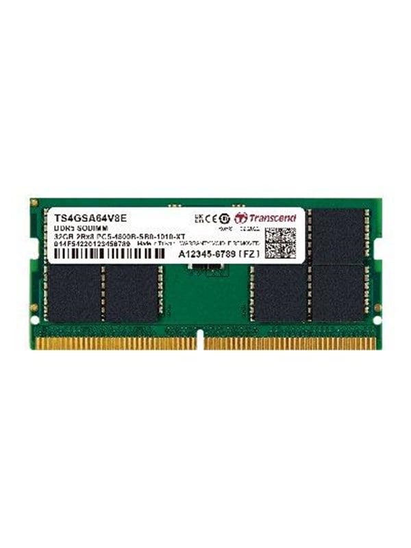 Transcend - DDR5 - module - 16 GB - SO-DIMM 262-pin - 4800 MHz / PC5-38400 - unbuffered