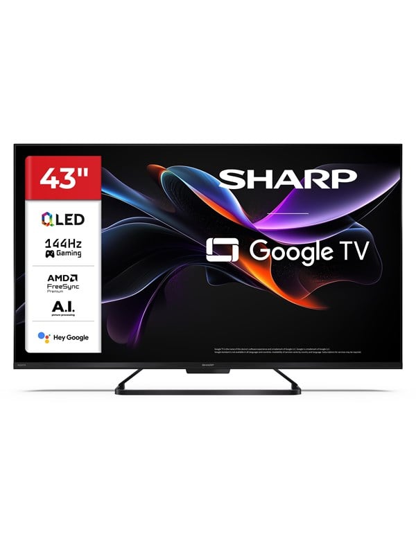 Sharp 43" Fladskærms TV LED 4K 43HR7265E 43" LED-backlit LCD TV - QLED - 4K