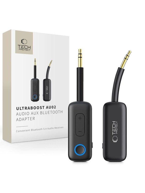 Tech-Protect TECH-PROTECT ULTRABOOST AU02 AUX Bluetooth 5.4 lydadapter sort