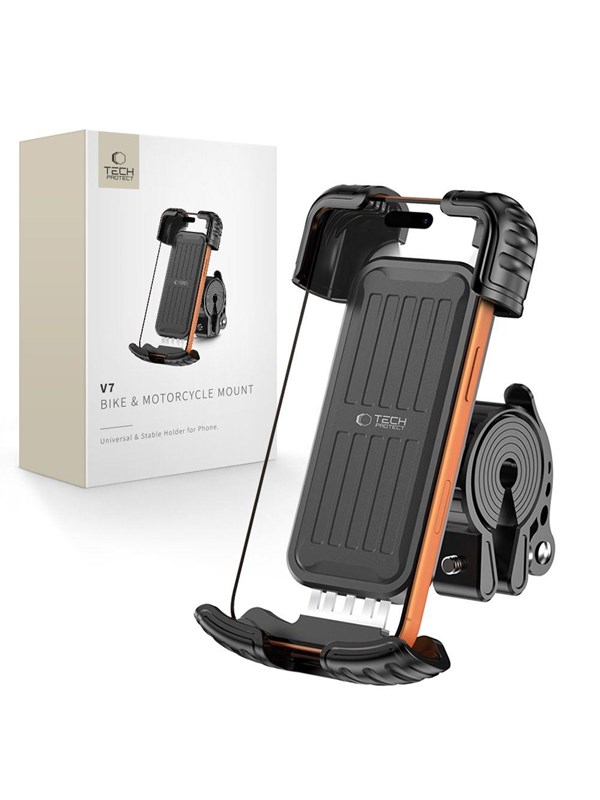 Tech-Protect cykelholder Tech-Protect V7 universal Bike & Motorcycle Mount sort