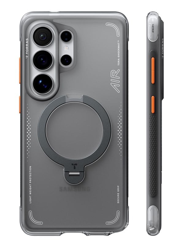Torras Ostand Q3 Air - shadow black - Samsung Galaxy S26 Ultra