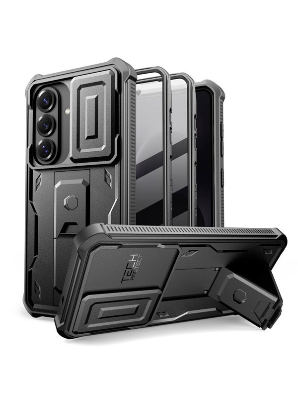 Tech-Protect Kevlar Cam+ Case for Samsung Galaxy S26 - Black