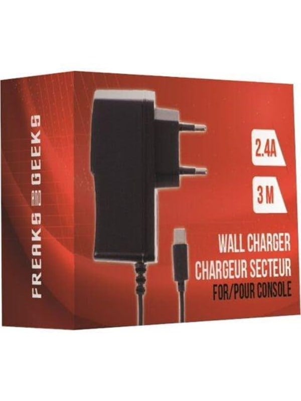 Freaks And Geeks Console Charger 3m - Oplader - Nintendo Switch