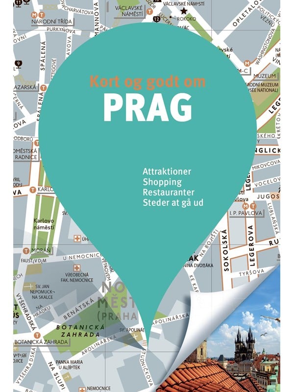 Kort og godt om Prag - Rejsebog - Hæftet