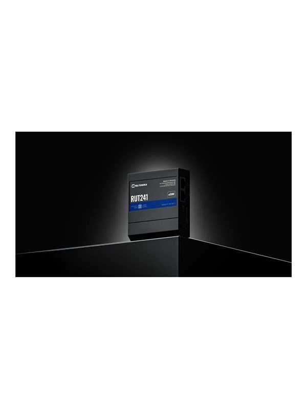 Teltonika RUT241 - wireless router - WWAN - Wi-Fi - 2G 3G 4G - desktop - Wireless router N Standard - 802.11n