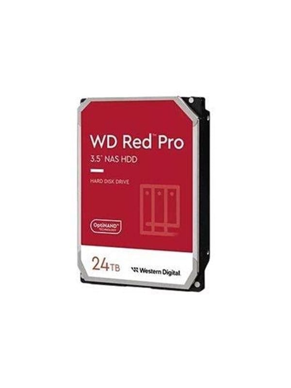 QNAP WD Red Pro WD241KFGX - 24TB - Harddisk - 7211324T-7050400-000-RS - SATA-600 - 3.5"
