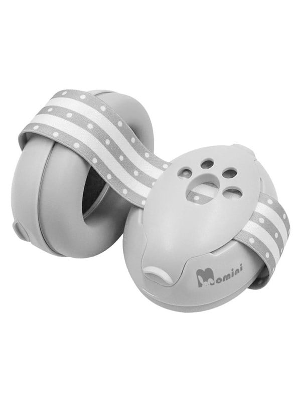Momini Mimi - Kids Noise-Reducing Earmuffs - Grey billede