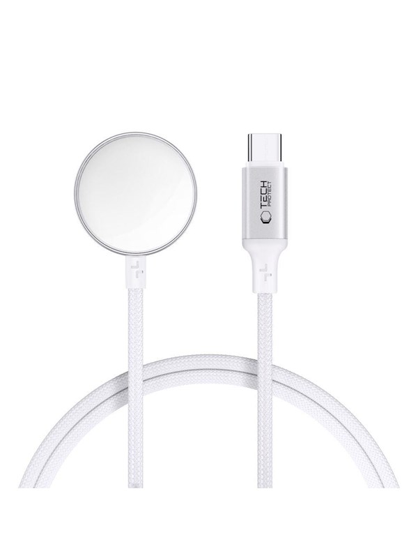 Tech-Protect UltraBoost USB-C Inductive Charger for Apple Watch 1m - White