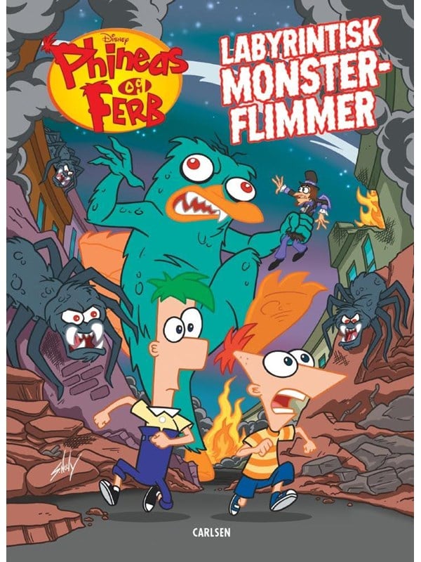 Phineas og Ferb: Labyrintisk monsterflimmer - grap - Børnebog - Hardcover