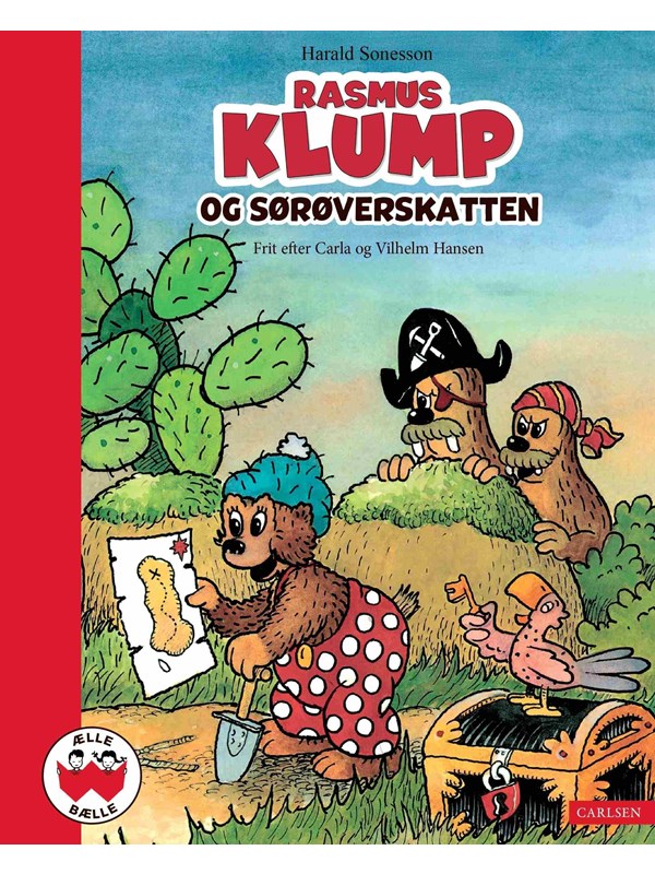 Rasmus Klump og sørøverskatten - Børnebog - Hardcover