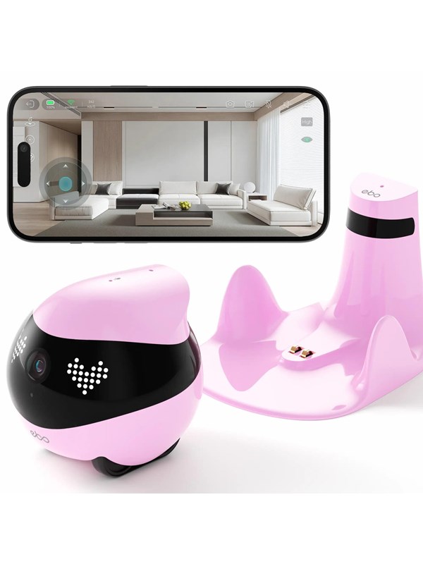 Interaktiv mobil robot - enabot EBO Air 2 (pink)
